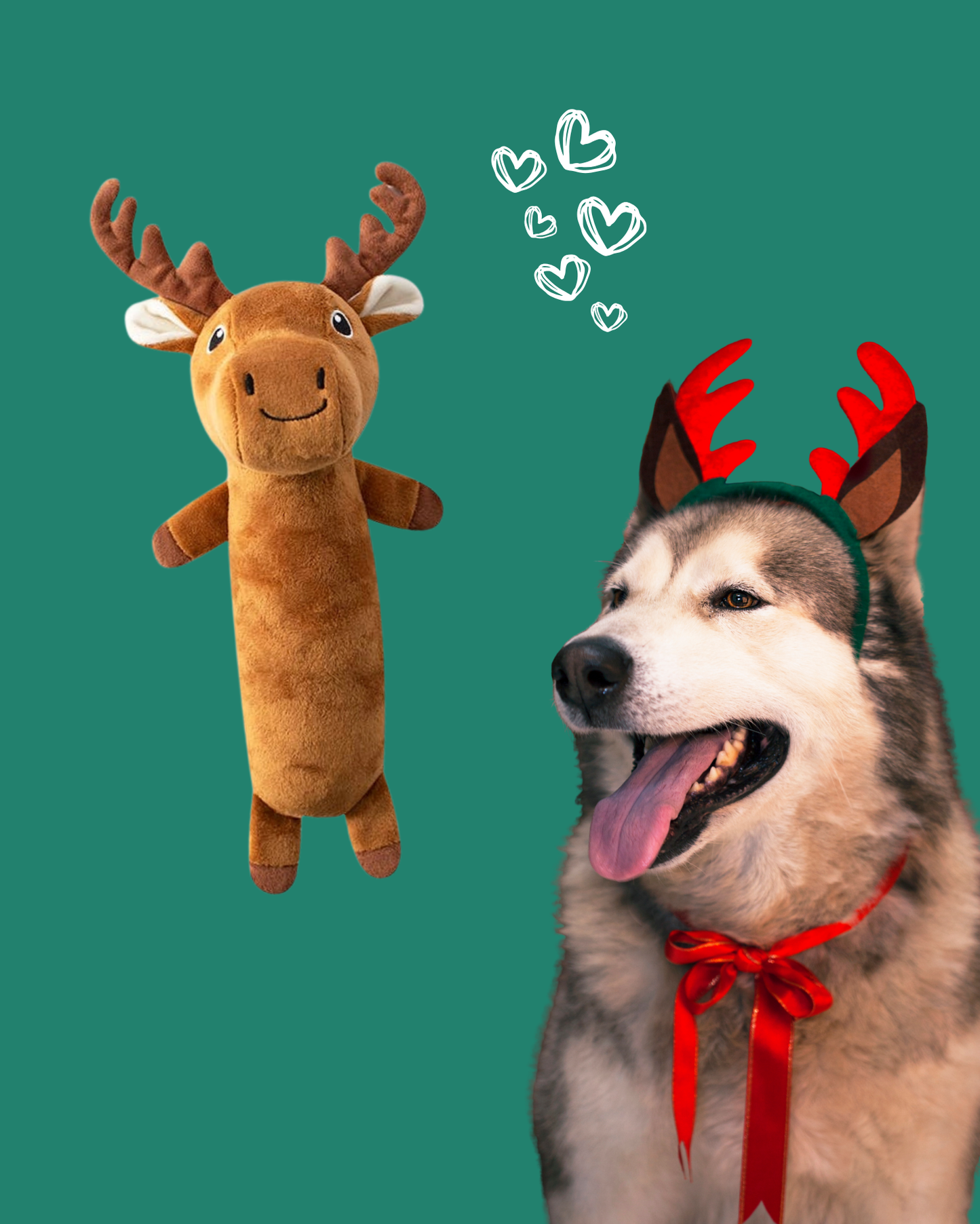 Peluche Renne de Noël 🦌